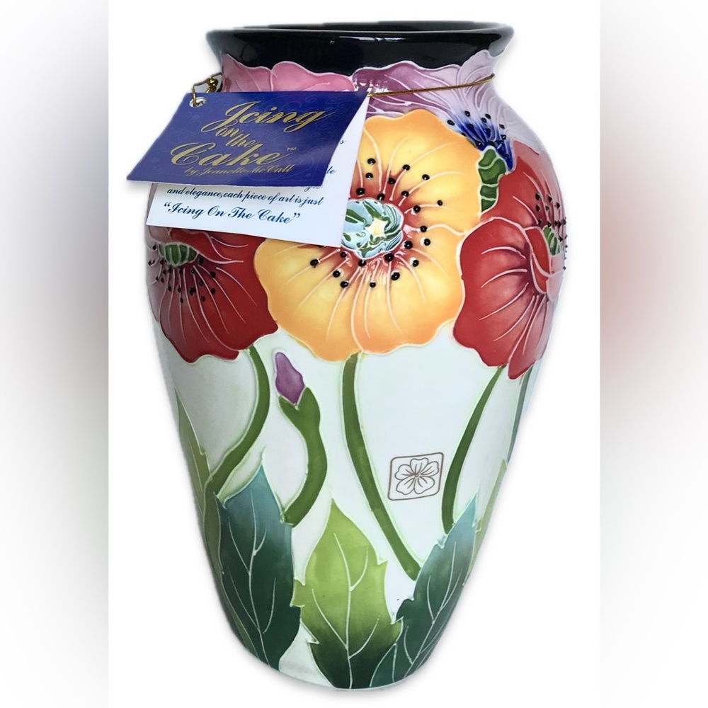 Icing on the Cake beautiful colorful vase